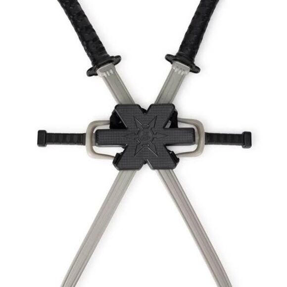 NEW 7pc Boys Complete Blue Ninja Halloween Costume W/ 5pc Ninja Knife Backpack - Picture 5 of 6